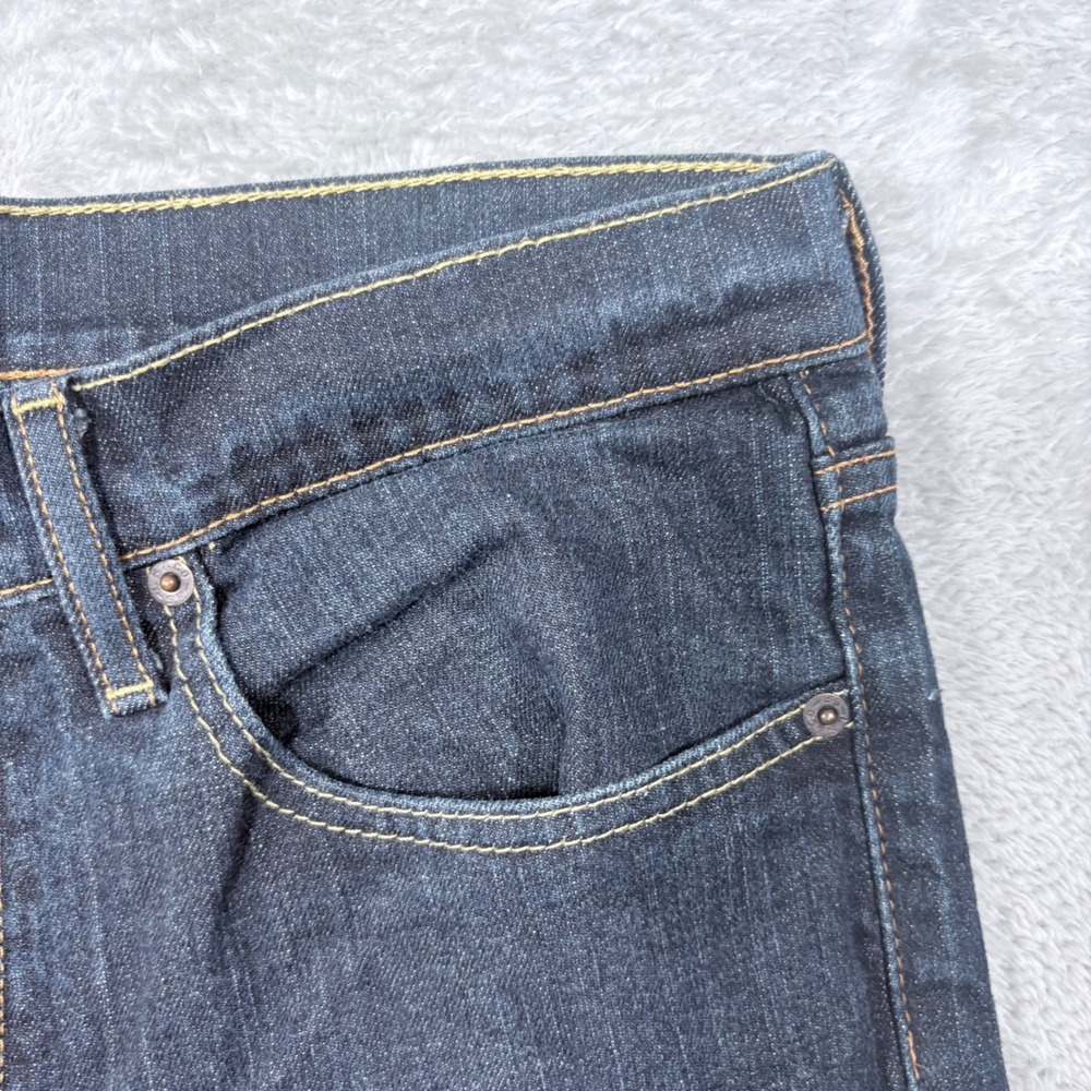 Levi's 541 Athletic Taper Jeans Mens 34x34 Dark Wash Indigo Stretch Denim - Picture 8 of 16